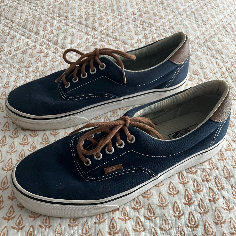 Vans size 10-Blue/brown